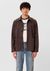 Veste workwear en coton bio | marron "barney worker jacket mole" - Nudie Jeans