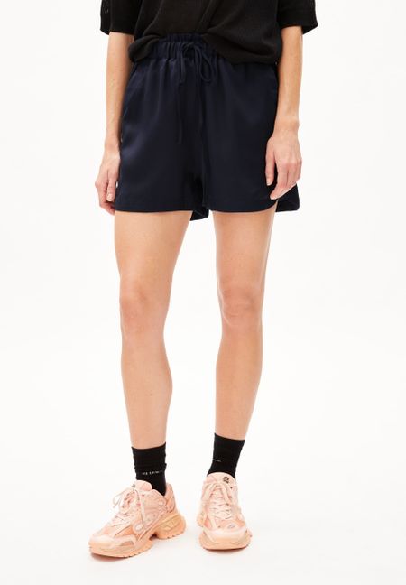 Short fluide en tencel | marine "vaanna - night sky"