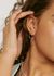 Boucles d'oreilles en argent recyclé - double linked stud