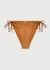 Culotte de bain en matières recyclées | cuivre "solar swim tie bikini bottom - shimmer coast" - Organic Basics