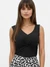 Top en tencel | noir "cross chic top - black"