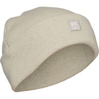 Bonnet écru en laine bio - leaf