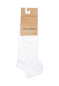 Chaussettes basses blanches en coton bio