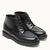 Boots noires à lacets en cuir certifié - oxal kp noir