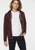 Sweat à capuche zippé bordeaux en coton bio et polyester recyclé - joaa