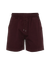 Short en sergé de coton bio | bordeaux "twill shorts oxblood red"