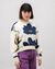 Sweat en coton bio | écru "bloom rounded cotton sweatshirt - ecru"