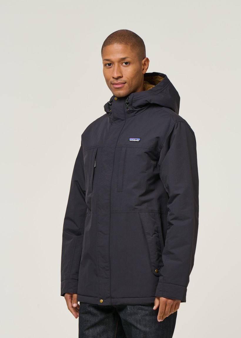 Parka à capuche en matière recyclée | noir "isthmus parka - inbk" - Patagonia