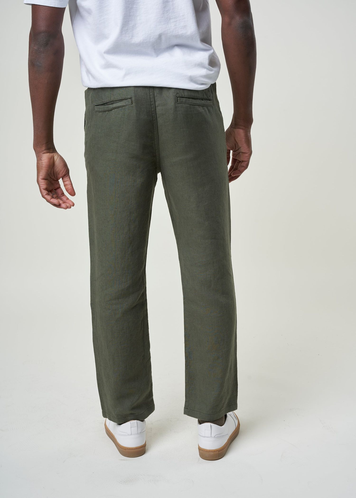 Pantalon lin bio homme sale