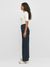 Jean ample noir délavé en coton recyclé - gale straight mid-rise overdyed black - Knowledge Cotton Apparel