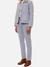 Jean droit violet délavé en coton bio - lofty lo purple mist