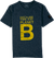 T-shirt marine à imprimés en coton bio - nataal