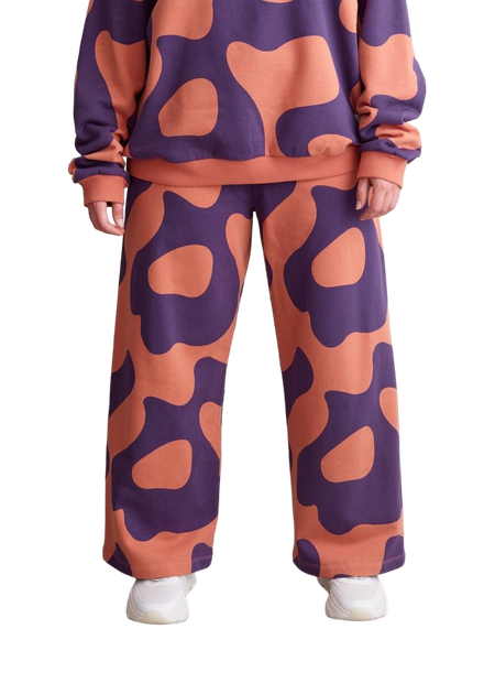 Jogging ample en coton bio | multicolore "swirl sweatpants"