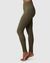 Legging côtelé en matière recyclée | kaki "tyra sage"