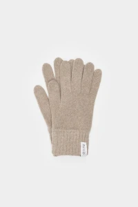 Gants femme en cachemire recyclé | beige "guanti anita beige sabbia"