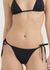 Culotte de bain en matières recyclées | noir "swim tie bikini bottom - black"
