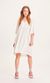 Robe blanche en coton bio - heather snow white