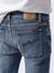 Jean skinny délavé en coton bio | bleu "tight terry steel navy" - Nudie Jeans