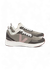 Baskets de sport en recyclé | marron et rose "impala jacquard sage babe"
