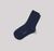 Pack 2 paires de chaussettes hautes côtelées en coton bio | marine "navy" - Organic Basics