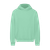 Sweat à capuche oversize en coton bio | vert clair "seafoam green"