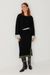 Jupe en coton biologique | noir "falda gilda black"