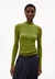 Sous-pull en coton bio | vert "alaania - dark moss" - Armedangels