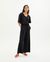 Combinaison légère noire en coton bio - black allegra jumpsuit