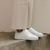 Chaussure en kelwood cuir blanc / citron - O.T.A - 6