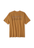 T-shirt imprimé en matières recyclées | marron "p-6 logo responsibili-tee golden caramel"