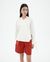 Blouse en coton bio | blanc "white lenie blouse"