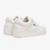 Baskets vegan en matière végétale | blanc "gen 1 grape full white" - Moea