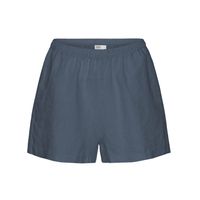 Short en lin bio | bleu "organic linen shorts - petrol blue"