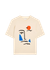 T-shirt en coton bio | écru "calder - cream"