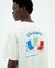 T-shirt imprimé en coton bio | blanc "chiringuito aaron tee - white"