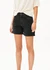 Short denim en coton bio | noir "sheaari - ebony black" - Armedangels