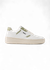 Baskets vegan en matière végétale | vert "gen1 cactus white & aloe white light green" - Moea