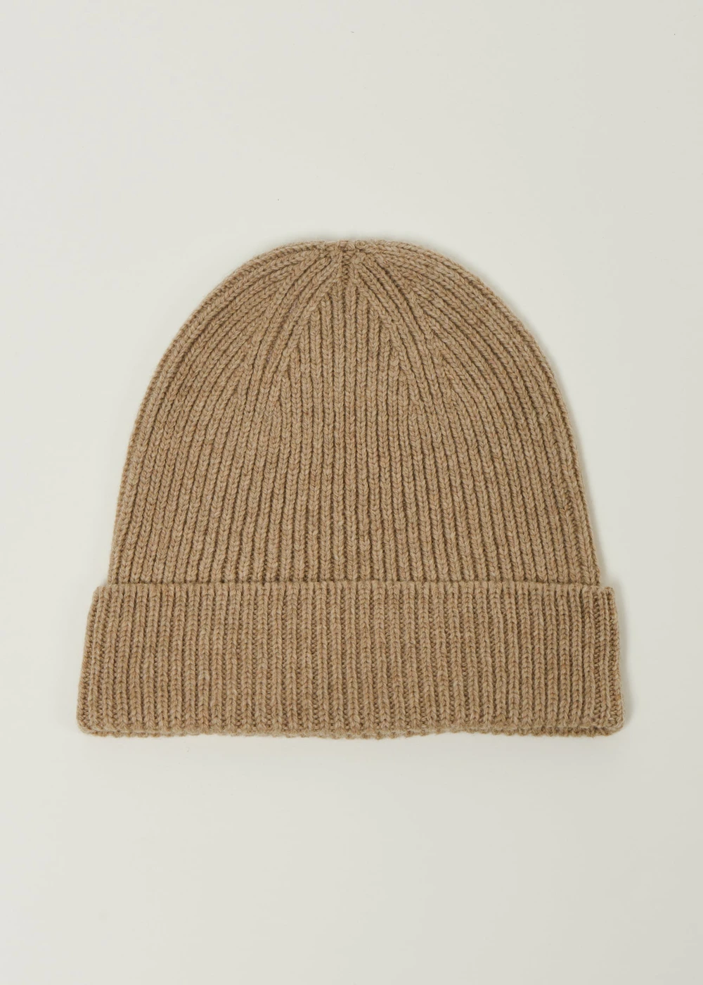 Bonnet en laine mérinos recyclée | beige - WeDressFair Essentiels