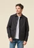 Veste ripstop en coton biologique | noir "rip-stop overshirt black jet"