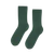 Chaussettes hautes en coton bio | vertes "emerald green"