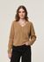 Pull col v en cachemire recyclé | beige "manon - beige sughero" - Rifò