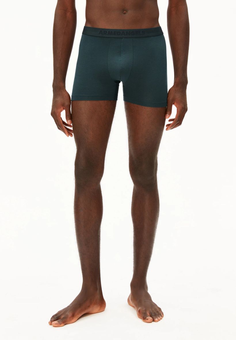 Boxer en modal | vert "ricaard - teal stone" - Armedangels