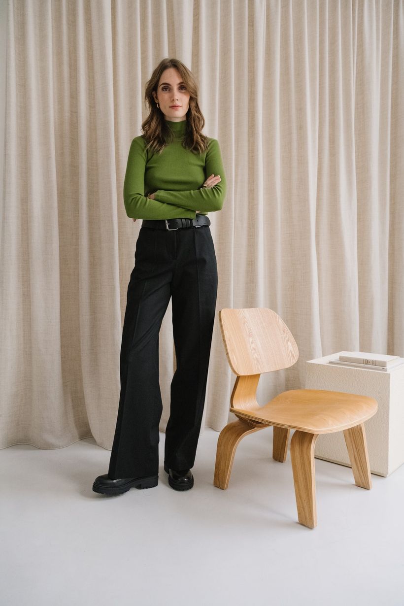 Pantalon ample en tencel | noir "leandraa - black" - Armedangels