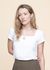 T-shirt blanc en coton bio - arima - Jan'n June