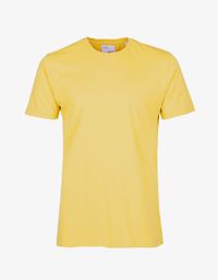 T-shirt jaune en coton bio - lemon yellow