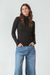 Pull col roulé en coton bio | anthracite "aldara women t-shirt"