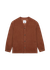 Cardigan épais en coton bio |rouille "auburn ekhi jacket"