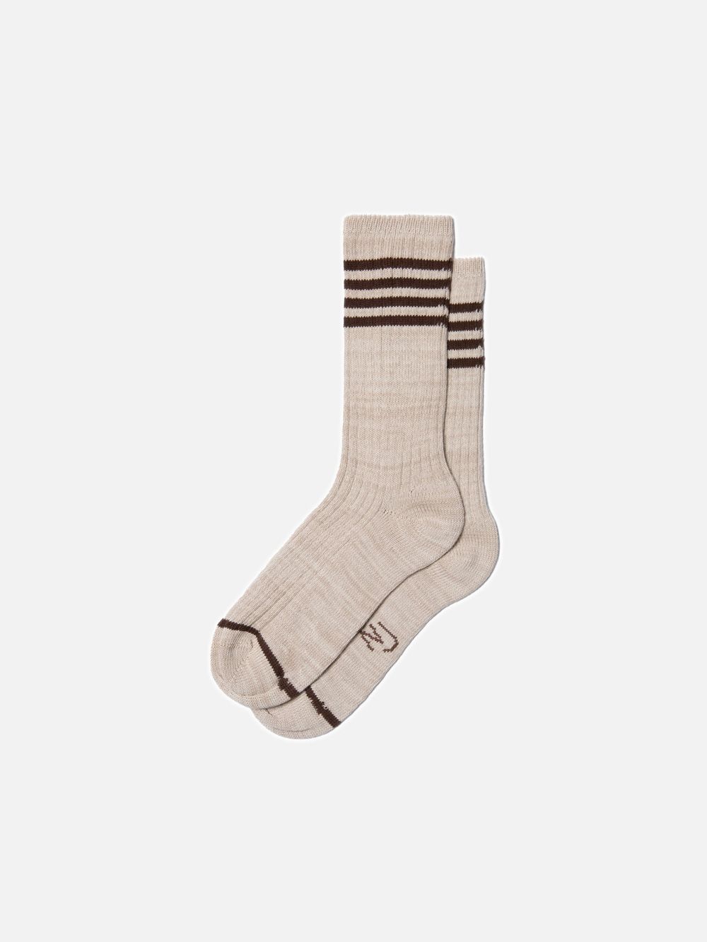 Chaussettes sportswear homme TENNIS beige made in France coton