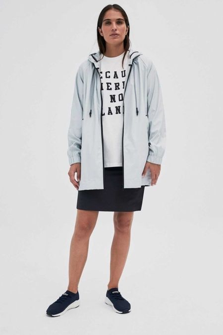 Ciré gris clair recyclé - alina