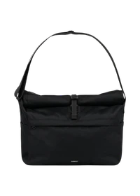 Sac bandoulière 29l en nylon recyclé | noir "icon messenger bag"